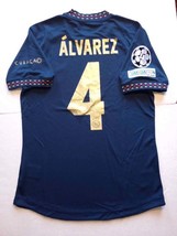 Edson Alvarez Ajax Amsterdam UCL Match Slim Blue Gold Away Soccer Jersey 2022-23 - $90.00