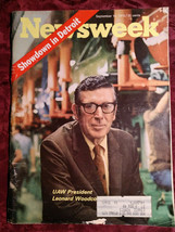 Newsweek September 14 1970 Sept Sep 70 Showdown In Detroit Uaw Leonard Woodcock - £5.21 GBP