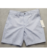 Walter Hagen Chino Shorts Mens 36 Multi Striped Seersucker Gripper Stret... - $46.50 CAD