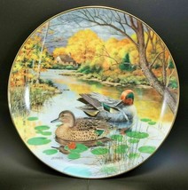 The Wildlife Society Knowles Bart Jerner Game Bird Plate Green Winged Teal Duck  - $11.88