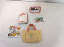 American Girl Doll Blaire Wilson Accessories-Canvas tote, faux tablet farming  - $21.80