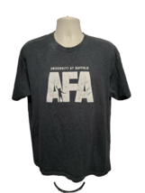 University at Buffalo AFA Adult Large Gray TShirt - £11.61 GBP