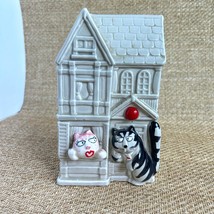 Vintage Takahashi San Francisco Tom Cat Ceramic House Bank Hand Painted - $926.53 MXN