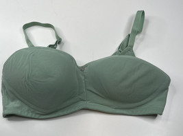 breezies NWT Mesh illusions contour wirefree 34C green bra k8 - £11.79 GBP