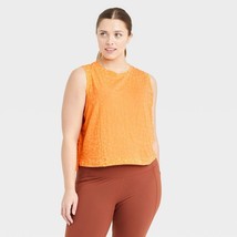 NEW Women's Plus Size Crop Active Tank Top - All in Motion 2X - $13.97