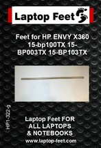 Laptop rubber foot for HP ENVY X360 15 compatible set (1 pc self adh. by... - £9.40 GBP