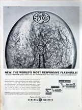 GENERAL ELECTRIC - Bulb-World&#39;s Most Responsive Flashbulb! 1961 Vintage Print Ad - $11.45