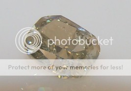 Cushion Loose Diamond (1.21 Ct Greenish Yellow-Gray SI1-SI2) GIA  - £2,006.03 GBP