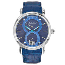 Mathey Tissot Men&#39;s Retrograde 1886 Blue Dial Watch - H7022ABU - £131.09 GBP