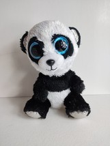 Ty Beanie Boos BAMBOO Panda Bear 6in (Retired) *Blue* Eyes Plush Stuffed... - £5.76 GBP