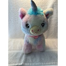 Barbie Stuffed Unicorn Plush Toy - Soft &amp; Cuddly 9&quot; Pastel Rainbow Colors - $18.59