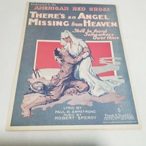 There&#39;s an Angel Missing from Heaven Paul B. Armstrong/Robert Speroy Sheet Music - £11.71 GBP