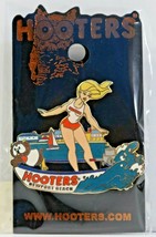 Hooters Blonde Girl Motor Boat Hootie Newport Beach Ca California Lapel Pin - £19.58 GBP