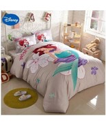 3pc 5pc. Disney&#39;s Little Mermaid Full Queen 100% Cotton Duvet Comforter Set - £154.12 GBP+