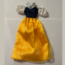 Disney Princess Snow White Doll Dress – Royal Blue &amp; Yellow Outfit for Dolls - £4.17 GBP