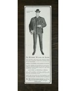 Vintage 1901 B. Kuppenheimer &amp; Co Men&#39;s Cloths Makers Original Ad - 721 - £5.24 GBP