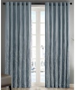 Madison Park Andora Embroidered Curtain Panel Size 50 X 95 Inch Color Navy - £35.29 GBP
