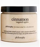Philosophy CINNAMON SUGARED APPLES Hydrating Body Cloud Cream 16 oz - $57.44 CAD