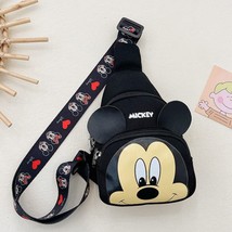 Disney Mickey 2022 New Children&#39;s Pockets Cartoon Cute Boys and Girls Chest Bag  - £63.62 GBP