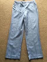 Alfred Dunner Women&#39;s Size 14 Silver Belles Bluebell Pants Trousers New! Nwt - £12.04 GBP