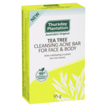 Thursday Plantation Tea Tree Cleansing Acne Bar For Face &amp; Body 95g - £52.59 GBP