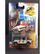 Matchbox Jurassic World Dominion &#39;93 Jeep Wrangler #18 diecast NEW - $7.33 CAD