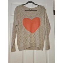 Love by Design womens heart sweater size small - $34.43 CAD