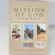 The Mission of God Study Bible Hardcover 2012 Jesus Religion Maps - $220.27 MXN