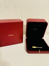 Authentic Cartier France Bracelet Box With Gold Plated Screwdriver And Bag - £348.90 GBP