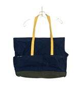 Love Thy Beast Canvas Pet Tote Bag Navy Yellow Large Zip Top Carrier 24"... - $69.29