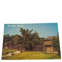 Postcard Old Fort Harrod Pioneer Memorial State Park Chrome Unposted - £5.44 GBP