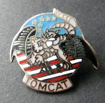 Usn Navy F-14 A+ Tomcat Bat Cutout Lapel Pin Badge 1 Inch - £4.48 GBP