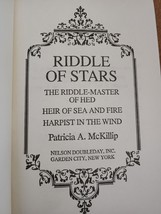 Riddle of Stars Patricia A. McKillip 1979 Vintage Hardcover No Dust Jacket - £5.28 GBP