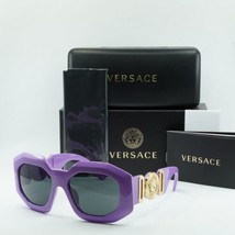 VERSACE VE4424U 536687 Violet/Dark Grey 56-18-145 Sunglasses New Authentic - £137.04 GBP