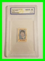 1964 John Lennon Hallmark Beatles Stamp ~ WCG Graded GEM-MINT 10 GRADE - £98.91 GBP