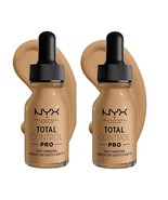 NYX Professional Total Control Drop Foundation Shade 11 - Beige - Lot of 2 - £13.61 GBP