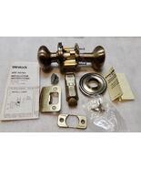Weslock Passage Hall/Closet Door Knobs Antique Brass Design NIB 6M - €13,83 EUR