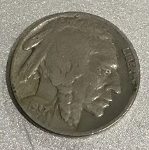 1937 Buffalo Nickel five cent collector coin - £35.39 GBP