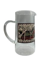 Johnson Bros Friendly Village Water Pitcher 8 in Charming Rustic Covered Bridge - £20.49 GBP