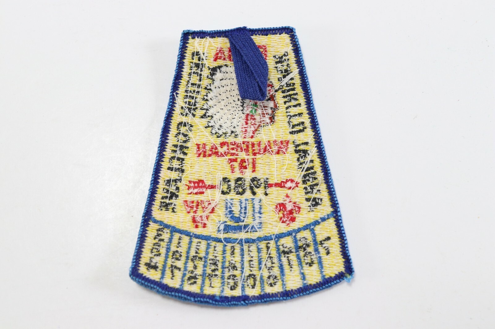 Vtg 1980 Waupecan 197 Annual Illiniwek OA Order Arrow WWW Boy Scout Camp Patch Item image 3