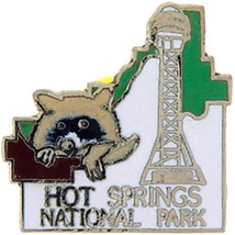 Hot Springs National Park Pin 1&quot; - £8.07 GBP