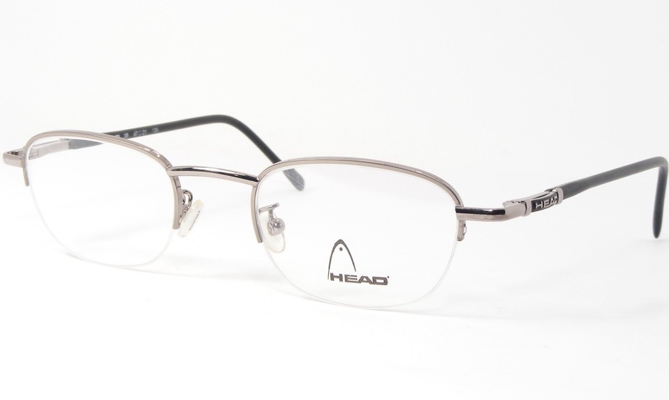 HEAD by Valberra 38 02 Dark Silver /Black UNIQUE RARE EYEGLASSES FRAME 4... - $59.40