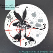 Extremely rare! Bugs Bunny clock by Avenue of the Stars Looney Tunes collectible - £273.79 GBP