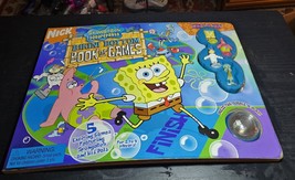*Read SpongeBob SquarePants Bikini Bottom Book Of Games 2004 Figures Boa... - $19.95