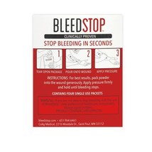 *READ BleedStop Stop Bleeding in Seconds Emergency First Aid 3 Pack - 15g - £13.65 GBP