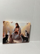 Jesus Surrounded By Cats - $323.62 MXN