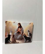 Jesus Surrounded By Cats - $323.62 MXN