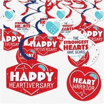 Heartful Swirls: Celebrate CHD Awareness with Happy Heartiversary Hanging Decor - £33.66 GBP