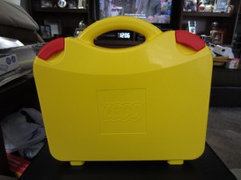 LEGO Yellow Travel Plastic Storage Carrying Case Tote with Handle - £14.74 GBP