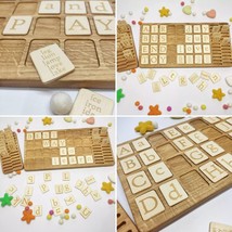 Montessori English Alphabet big Board with lowercase and uppercase letters cards - £53.89 GBP